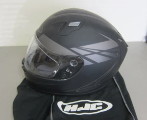Casco de moto HJC FG-17 - NEGRO/PLATEADO CON BOLSA - TALLA GRANDE - ENVÍO GRATUITO - Imagen 1 de 6