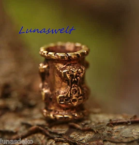 Bartschmuck und Haarperle Thor`s Hammer , Bronze,Viking,Kelten - Bild 1 von 2