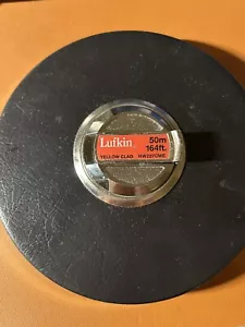 New Lufkin 50M/164FT Yellow Clad HW227CME Dual Sided Tape Measure - Picture 1 of 5