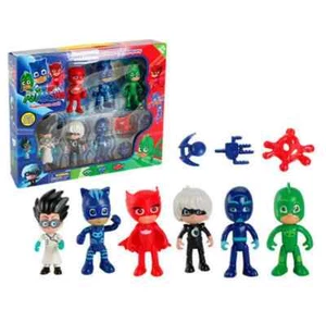 PJ Masks 6 pack Action Figurines Catboy Owelette Gekko Romeo Luna Night Ninja 8 - Picture 1 of 5