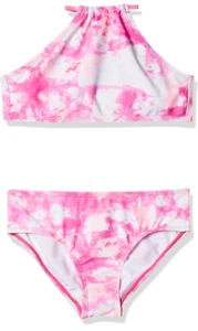 Kanu Surf Girls Size 5 Mahina UPF 50+ Beach Sports HalterTop Bikini 2pc Swimsuit - Picture 1 of 4