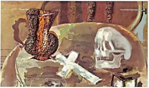 Georges Braque Lithograph 1945 Braque vintage cubism period #UniqueGift Rare Art - Picture 1 of 2