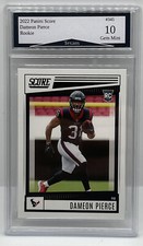 2022 Panini Score Dameon Pierce Houston Texans Rookie Card Gem Mint 10!