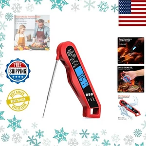 Termometro allarme digitale lettura istantanea doppia sonda barbecue grill carne alimenti forno spot - Foto 1 di 9
