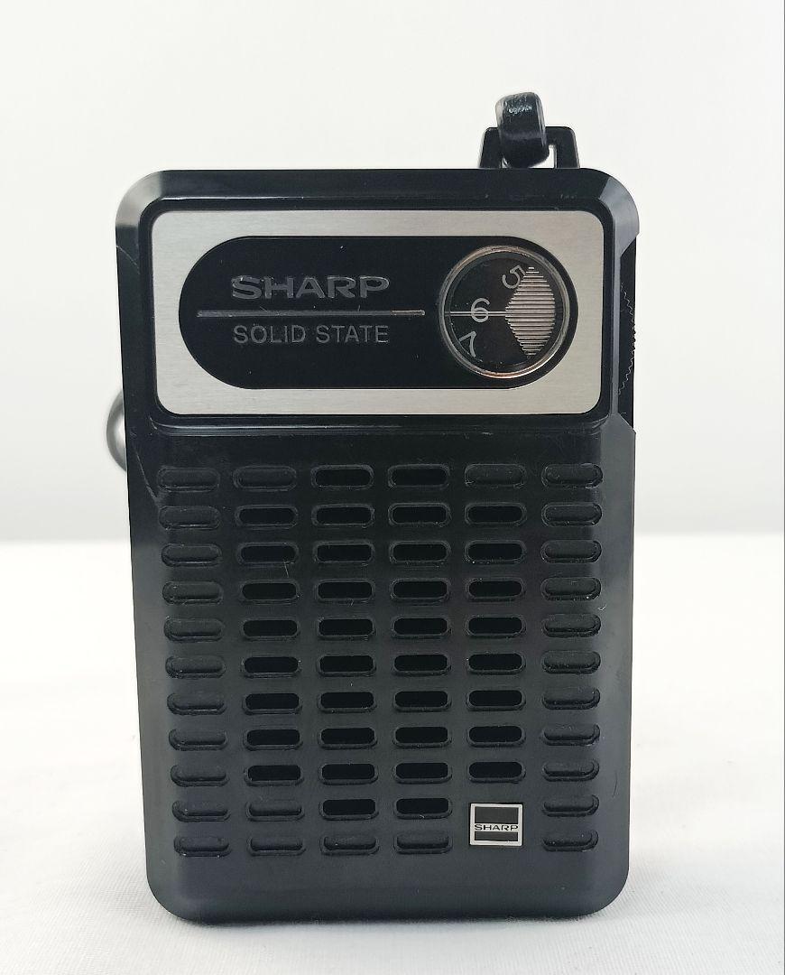 超小型昭和レトロシャープ真空管ラジオ 5X- 76