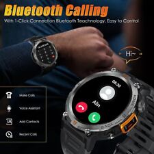 Large Screen Smart Watch Men's Outdoor Sport Military Watch With LED light
