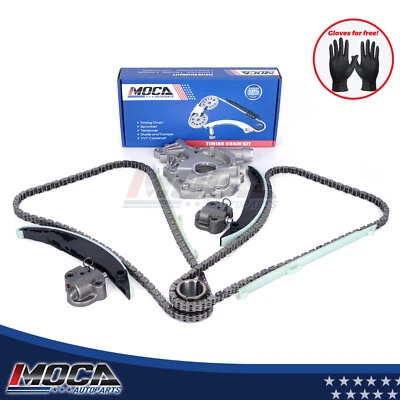Timing Chain Kit Oil Pump for Ford Fusion Mazda 6 Mercury Lincoln Zephyr 3.0L - Image 1 of 4