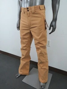 Mens The North Face Freedom Stretch Ski Snowboard Waterproof Snow Pants Almond - Picture 1 of 13
