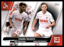 2021 Topps Bundesliga Soccer Card Jan Thielmann/Noah Katterbach #199 181519