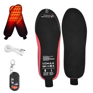 Winter Electric Heated Shoe Insoles Sock Foot Warmer USB Rechargeable Feet Pads - Picture 1 of 14