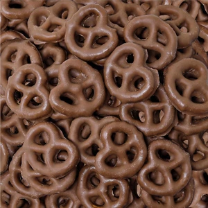 Milk Chocolate Covered Pretzels - 5 Pound Bulk Pack - Picture 1 of 6