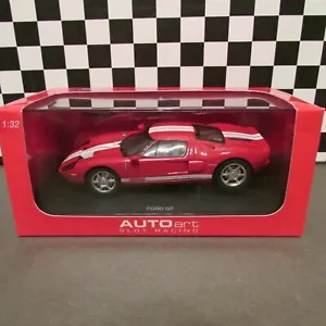AutoArt,1/32 scale, 2004 Ford GT, slot car, w/ Lights, pt.# 13081 - Picture 1 of 8
