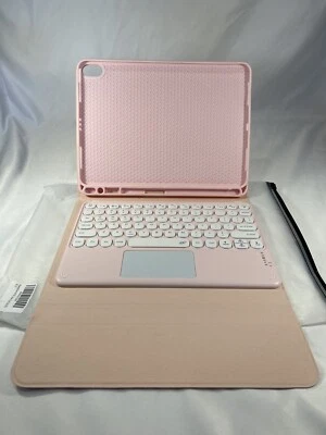 Smart Case Tablet  Keyboard PINK Please read - Image 1 of 4