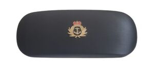RN ROYAL NAVY CLASSIC DELUXE VETERANS GLASSES CASE WITH GOLD PLATED BADGE