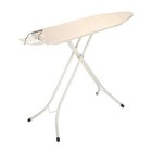 Brabantia Ironing Board Steam Iron Rest Ecru Cream Cover Collapsible White Frame