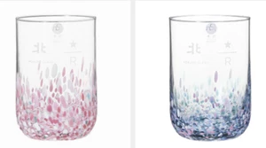 Starbucks Japan Limited JIMOTO made + Tsugaru Vidro Sakura Set of 2 330ml(11oz) - Picture 1 of 12
