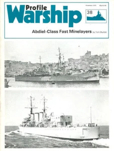 WARSHIP PROFILE 38 ABDIEL-CLASS FAST MINELAYERS WW2 ROYAL NAVY DESIGN DRAWINGS - Picture 1 of 5