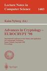 Advances in Cryptology - EUROCRYPT '98 : Intern. Nyberg<|