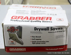 GRABBER 368 6x1-1/4"Bugle Head #2 Phillips Recess Phosphate 8.000 Pcs. - Picture 1 of 3