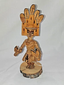 Navajo indische handgefertigte Hemis-Tänzerin Kachina R.Platero, 6,5" groß - Bild 1 von 6