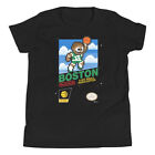 T-shirt enfant Boston Celtics casquette rétro 8 bits Nintendo jeunesse enfant