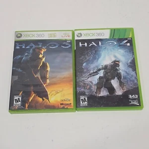 Halo 3, Halo 4 (Microsoft Xbox 360, 2007) CIB komplett mit Handbuch getestet funktioniert - Bild 1 von 9