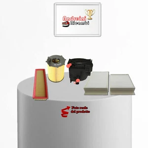 KIT TAGLIANDO 4 FILTRI PER CITROEN C3 PEUGEOT 207 1.6 HDI 66/80KW dal 2006 - Imagen 1 de 1