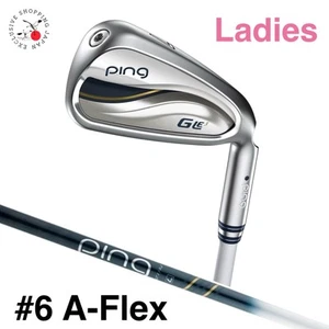 PING Golf G LE3 Iron #6 A-Flex ULT 250 J Graphite Shaft Ladies Japan RH New - Picture 1 of 11