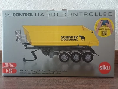 SIKU 1:32 6734 3-Achs-Kippsattelauflieger NEU OVP UNGEÖFFNET  - Bild 1 von 4