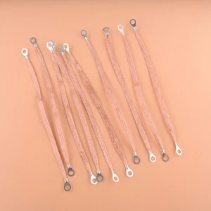10pcs 11.4" Car Battery Lead Braided Copper Earth Strap Cable New - Picture 1 of 4