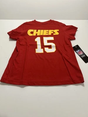 Camiseta NFL Kansas City Chiefs Niños (5/6) Patrick Mahomes #15 Roja Mediana Foto 1 de 4
