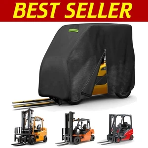 All-Weather Forklift Cover with Vents – Easy Zipper Access & Safety Features - Picture 1 of 9