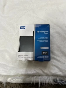 New Western Digital Ed Passport Ultra 2TB External Portable  Hard Drive - Picture 1 of 13
