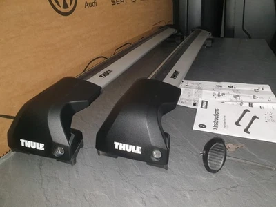 GENUINE THULE ROOF BARS WINGBAR EVO EDGE MERCEDES C-CLASS 5DOOR SUV RACK 2014-21 - image 1 of 4