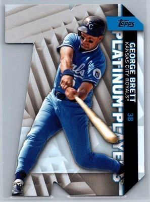2021 Topps #PDC-8 George Brett Platinum Players Die Cut - Image 1 of 2