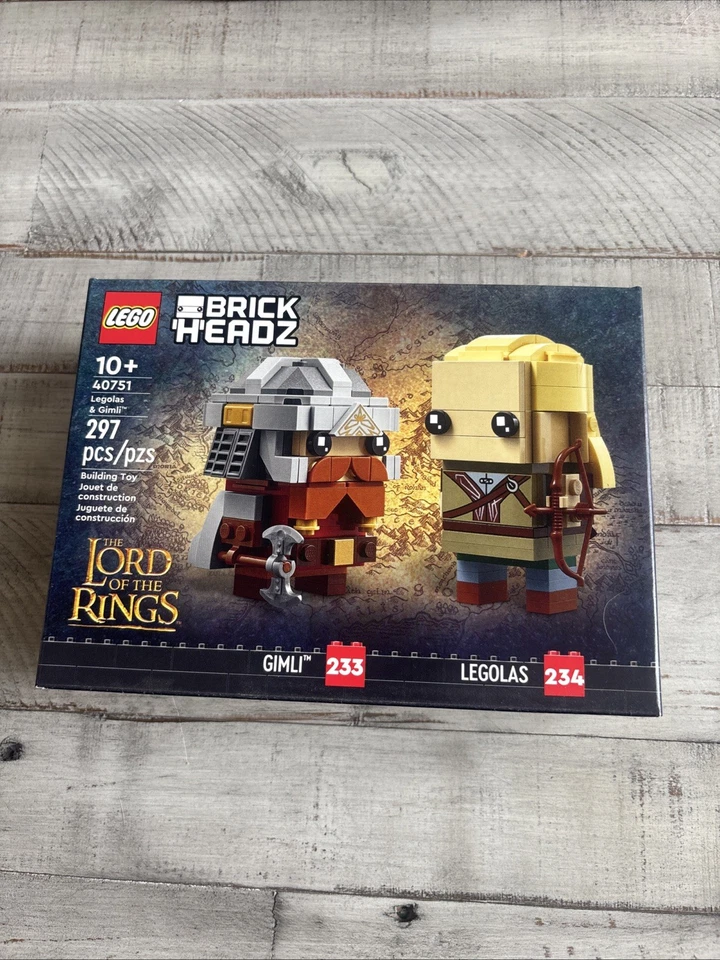LEGO 40751 Lord of the Rings Legolas & Gimli Brickheadz - Image 1 of 1