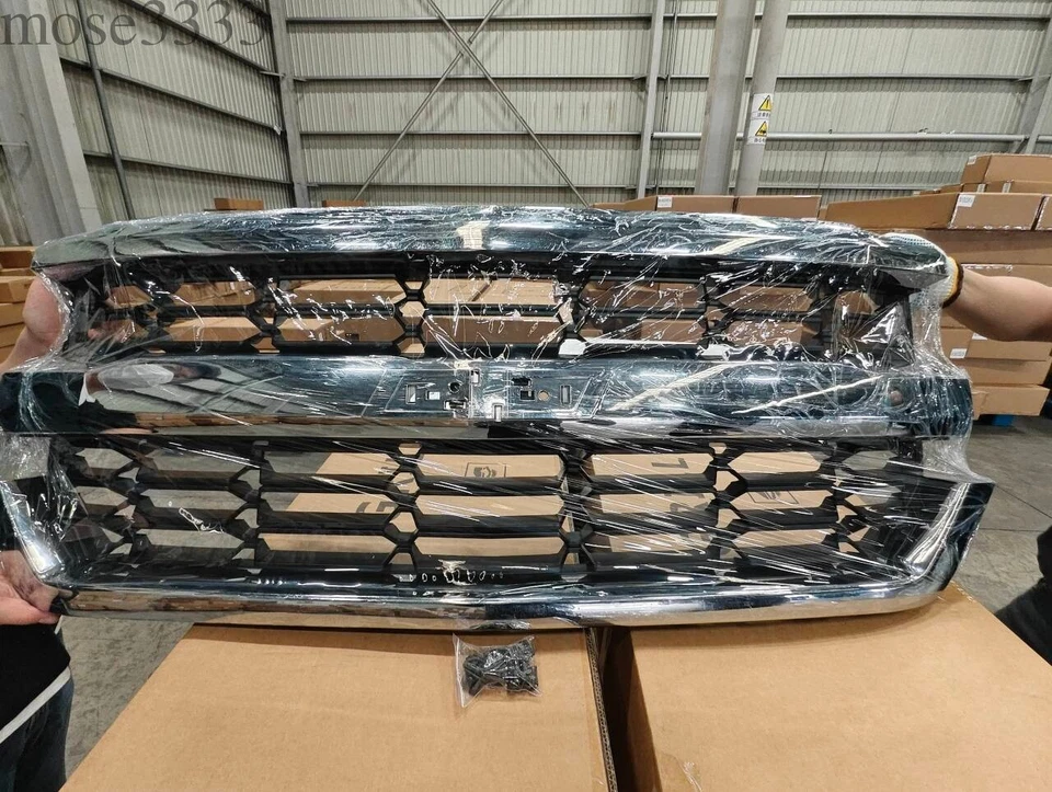 Front Upper Grille Grill Chrome For 2016 2017 2018 Chevrolet Silverado 1500 Foto 1 de 4