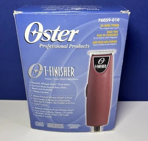Oster T-Finisher Professional Hair Trimmer 76059-010 Red - Made in USA - Picture 1 of 11