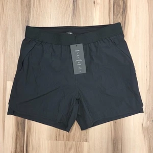Ten Thousand Tactical Short Mens M Black Lined Running Gym Training 5” - Picture 1 of 6