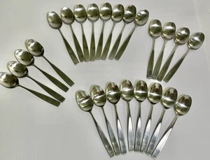 The Cellar-Stainless Steel-Teaspoons -Flatware - Set of 24 Modern Design - Picture 1 of 6