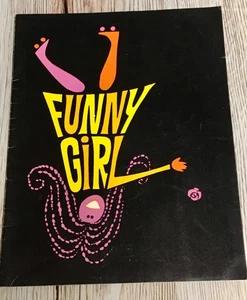 FUNNY GIRL BARBARA STREISAND 60's Original Broadway Souvenir Program Signed VGC - Picture 1 of 2