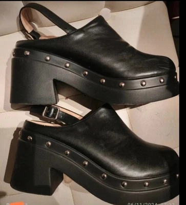 Sabots Noir Femme Taille 40 - Photo 1/4