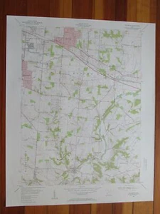 Bellbrook Ohio 1956 Original Vintage USGS Topo Map - Bild 1 von 1
