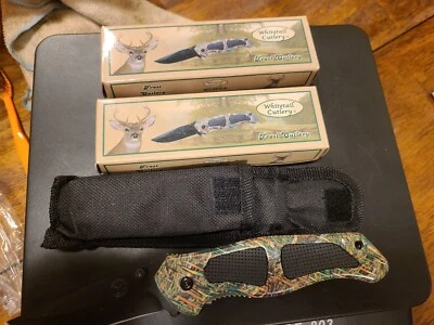  Cuchillos de bolsillo para cubiertos de cola blanca wt-087ca Foto 1 de 4