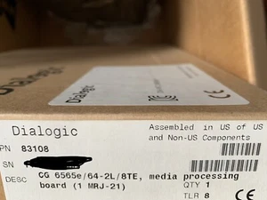 Dialogic NMS  Natural Microsystem CG6565e/64-2L/8TE  Model 83108 Brand New Seale - Picture 1 of 4