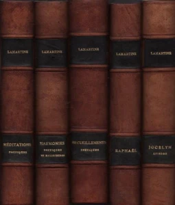 Oeuvres poétiques de Lamartine. 5 voll. Hachette. Paris. 1876. DD2 - Bild 1 von 1