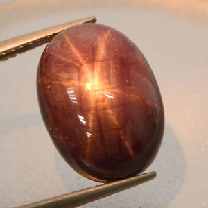 9.34 Cts 11 MM 6 Rays Red Star Ruby Cabochon Natural Loose Gemstone Africa - Picture 1 of 3