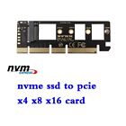 M.2 NVMe SSD NGFF to PCIE 3.0X4 X8 X16 PCI Express Adapter Expansion Card