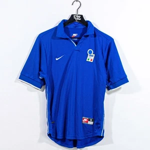 Italy NIKE Jersey Home 1998 World Cup Small VTG 90s Soccer Futbol Blokecore - Picture 1 of 19