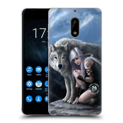 OFFICIAL ANNE STOKES WOLVES SOFT GEL CASE FOR NOKIA PHONES 1 - Image 1 of 4